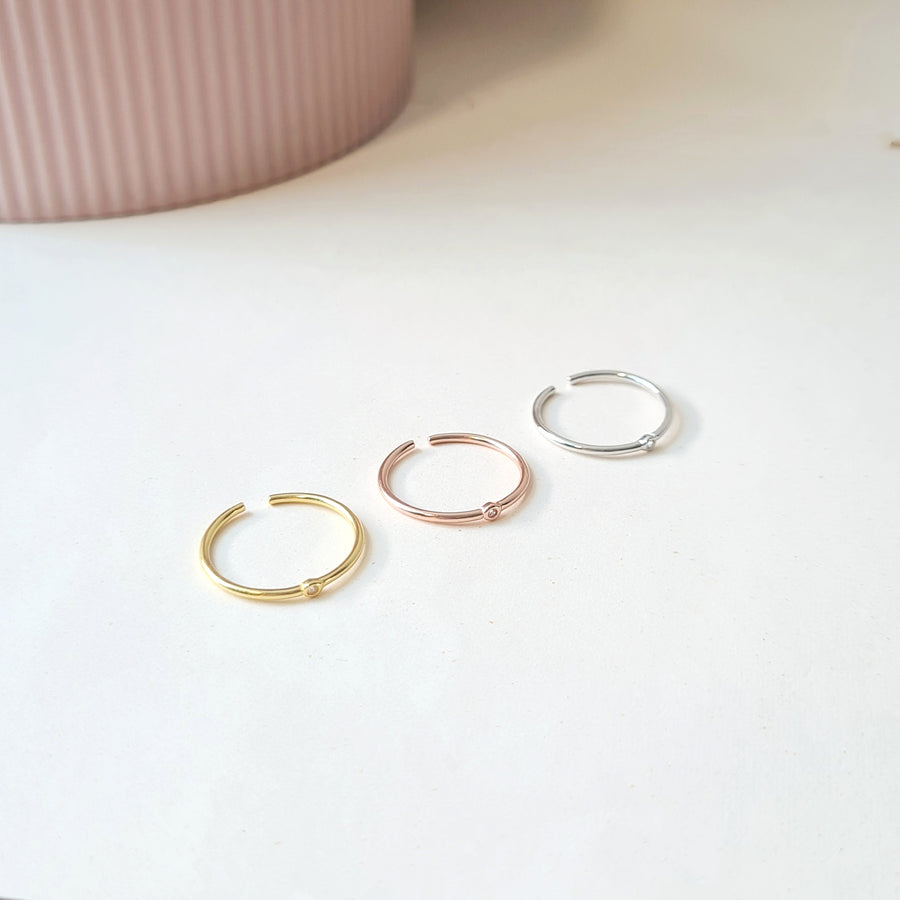 Dainty Mikila Ring 925 Silver