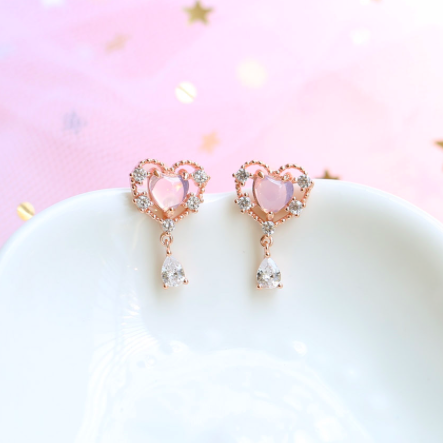 Cordula Earring Rose Gold Plated (S925)