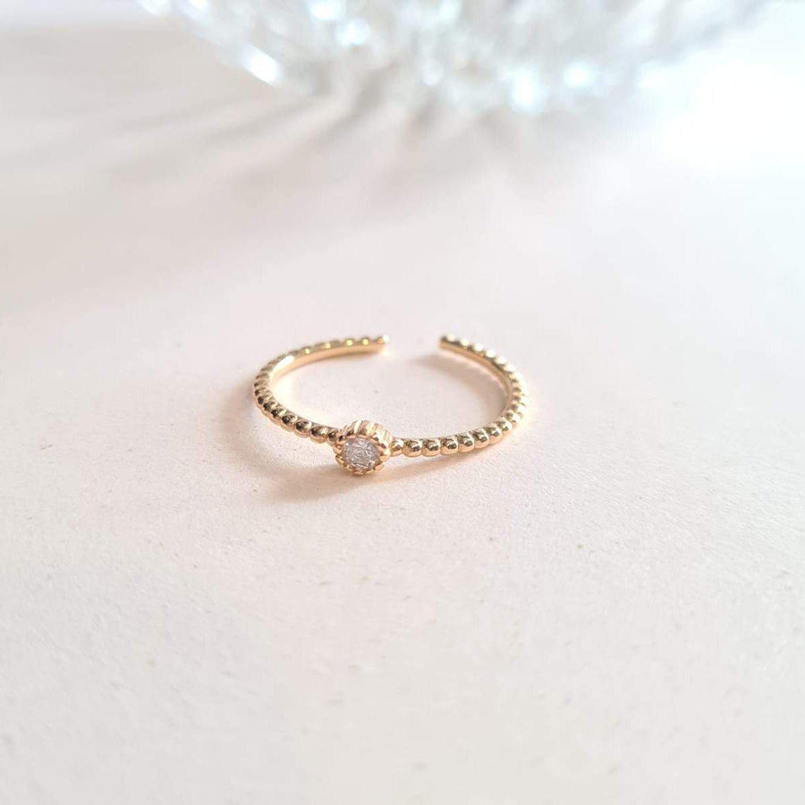 Mini Diamond Ring 925 Silver