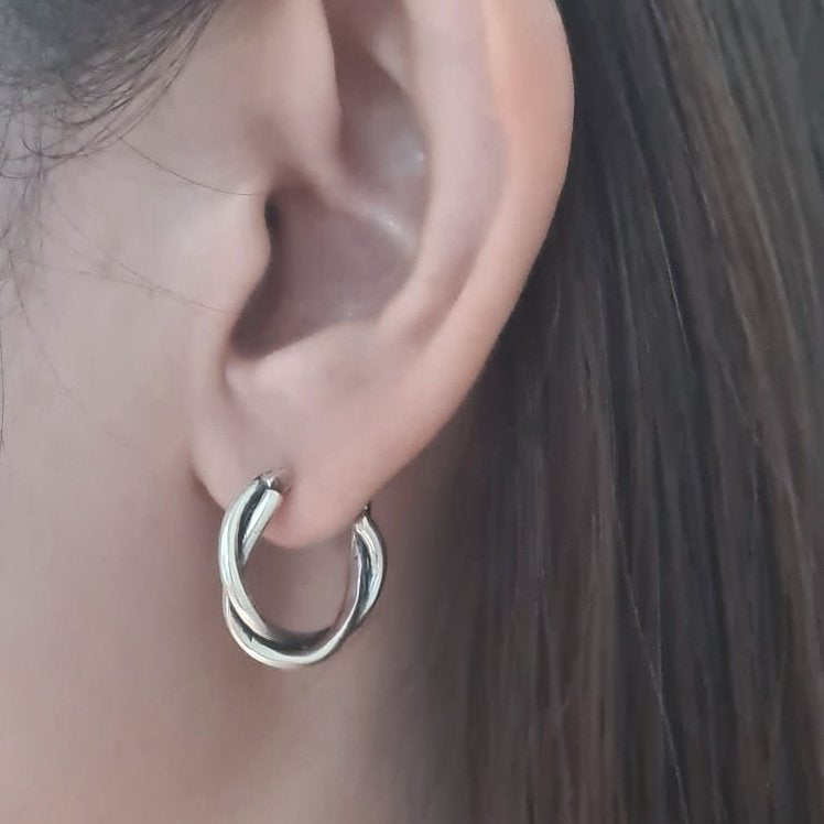 Olivia Hoop 925 Silver