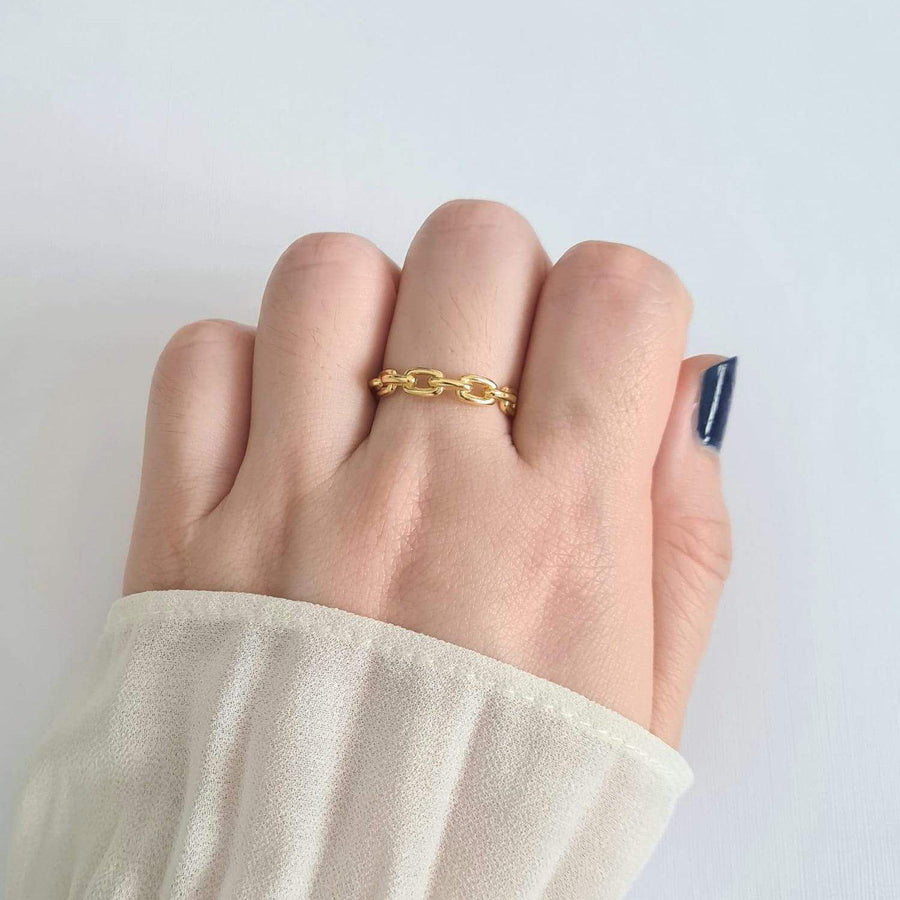Chain Ring 925 Silver