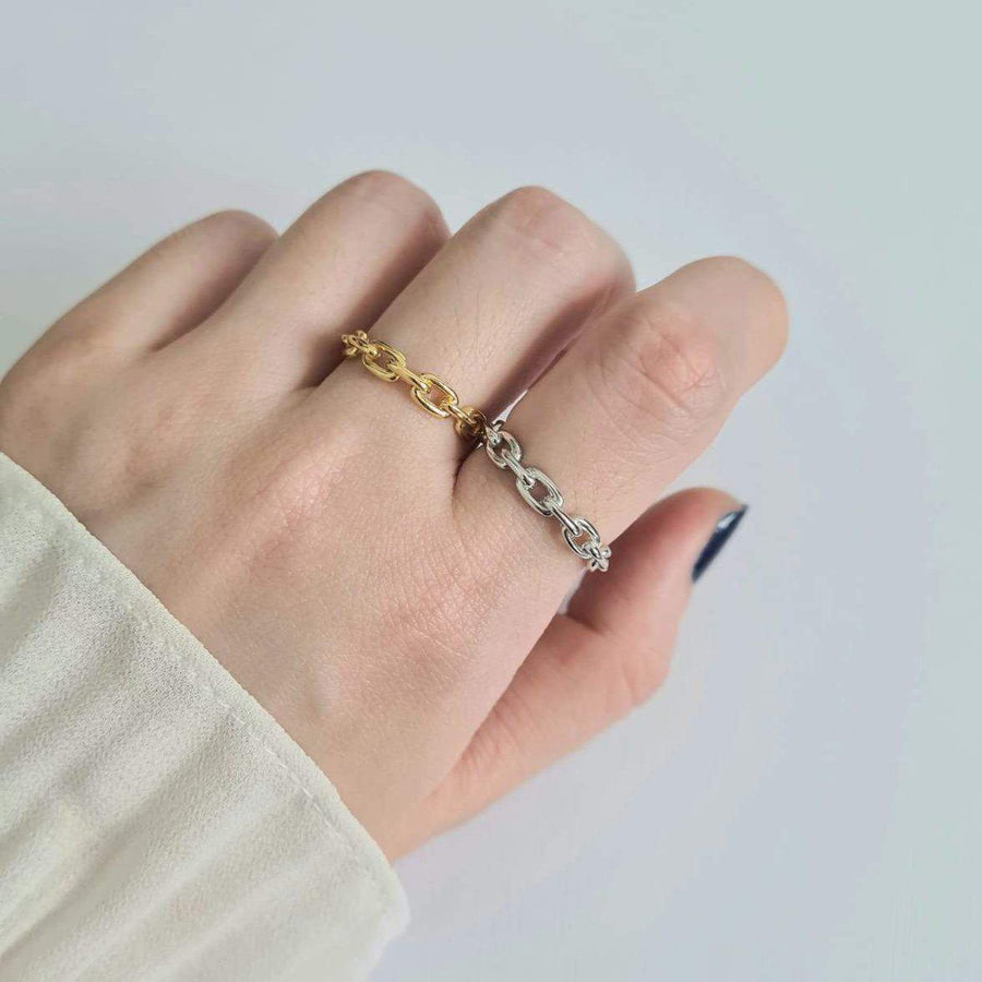 Chain Ring 925 Silver