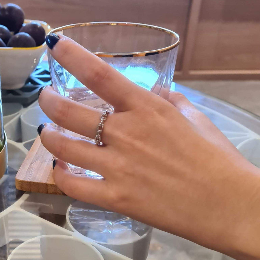 Chain Ring 925 Silver