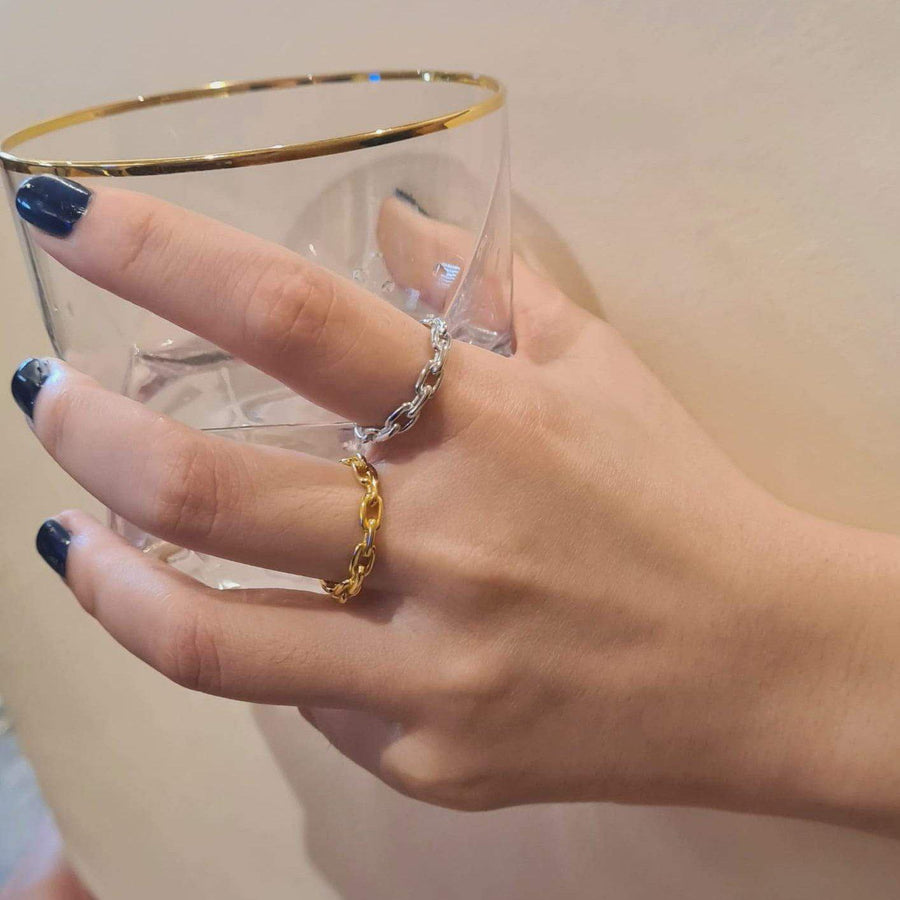 Chain Ring 925 Silver