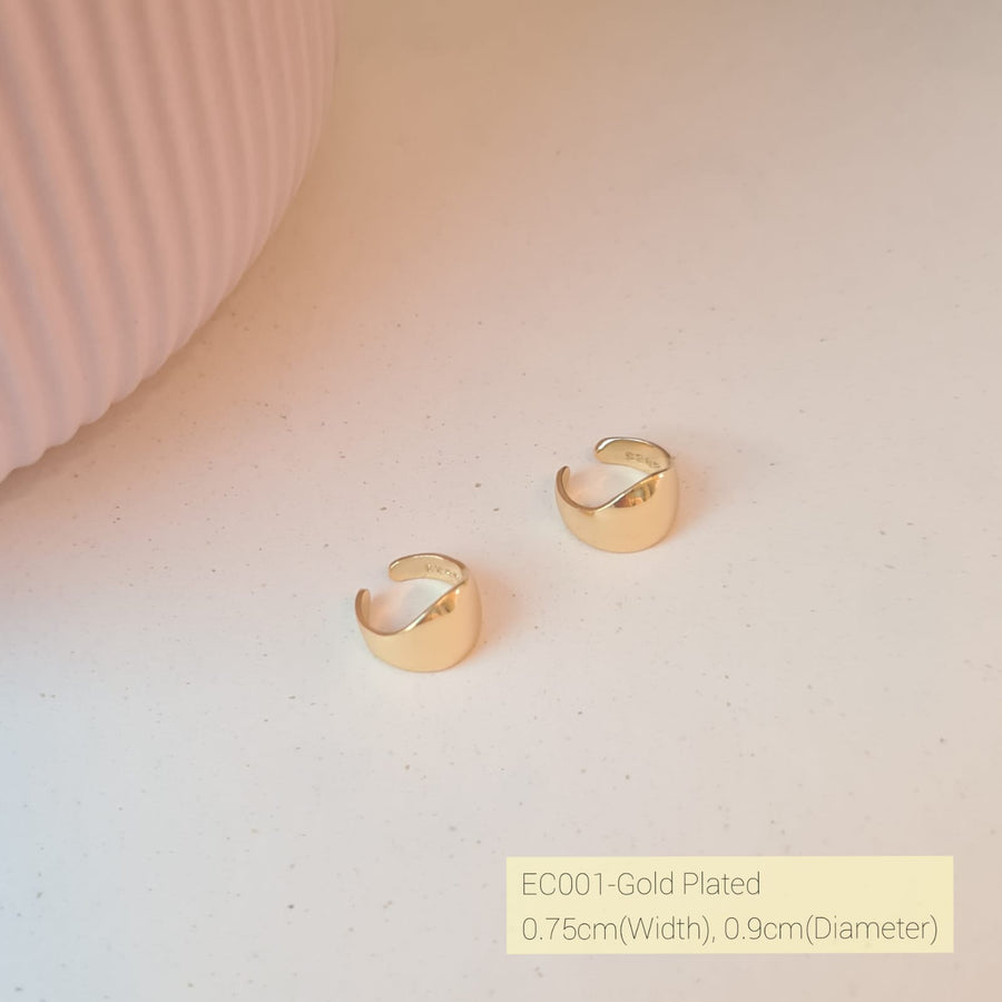 Earcuff Gold Plated (1 piece) S925