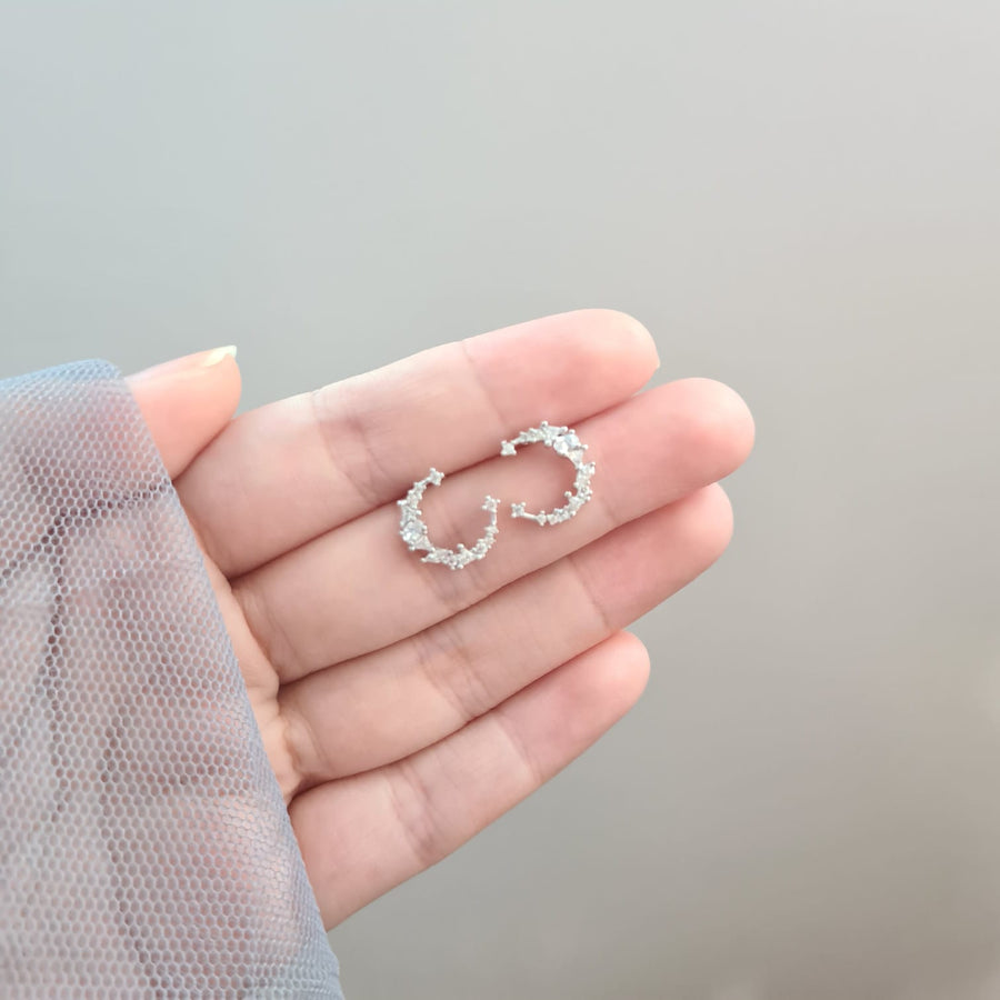 Luna Stud 925 Silver