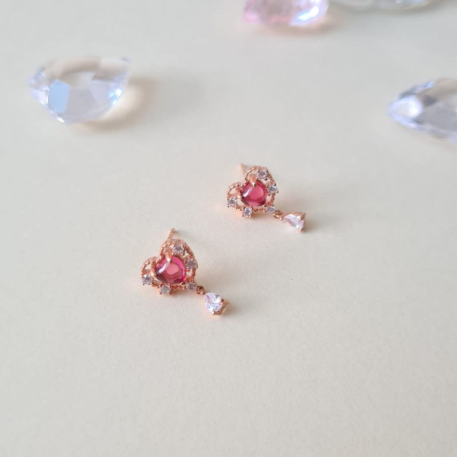 Cordula Earring Rose Gold Plated (S925)