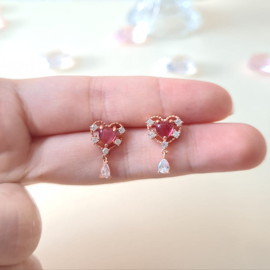 Cordula Earring Rose Gold Plated (S925)