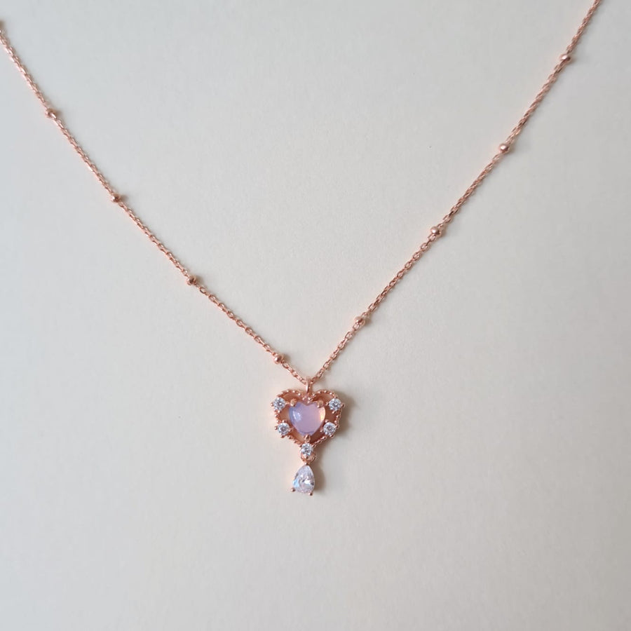 Cordula Necklace Rose Gold Plated (S925)