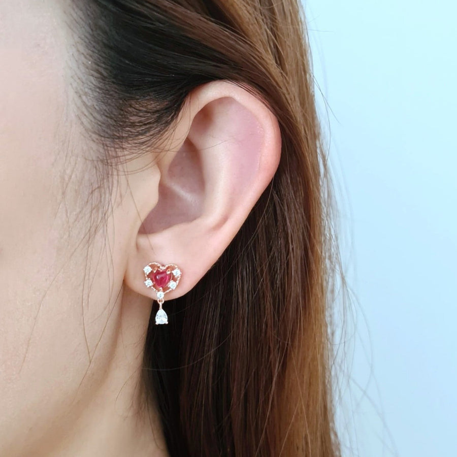 Cordula Earring Rose Gold Plated (S925)