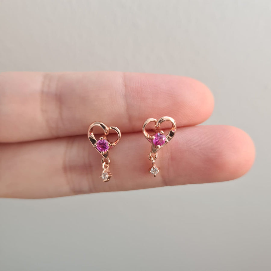 Loire Earring Rose Gold Plated (S925)