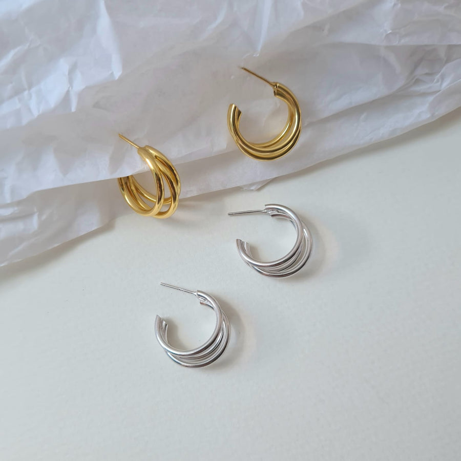 Lorissa Hoop Stud 925 Silver