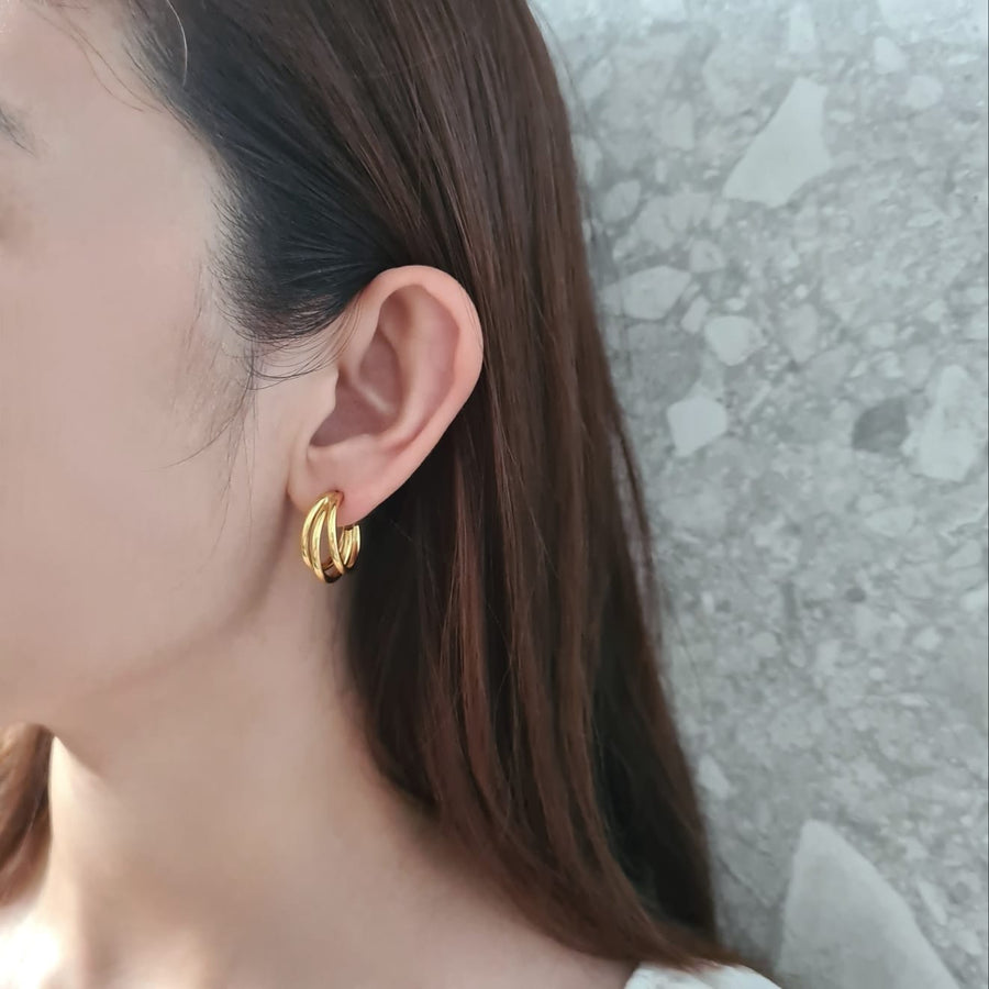 Lorissa Hoop Stud 925 Silver