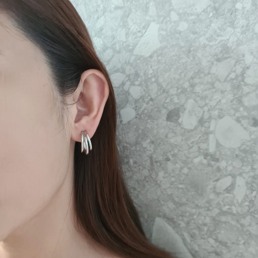 Lorissa Hoop Stud 925 Silver