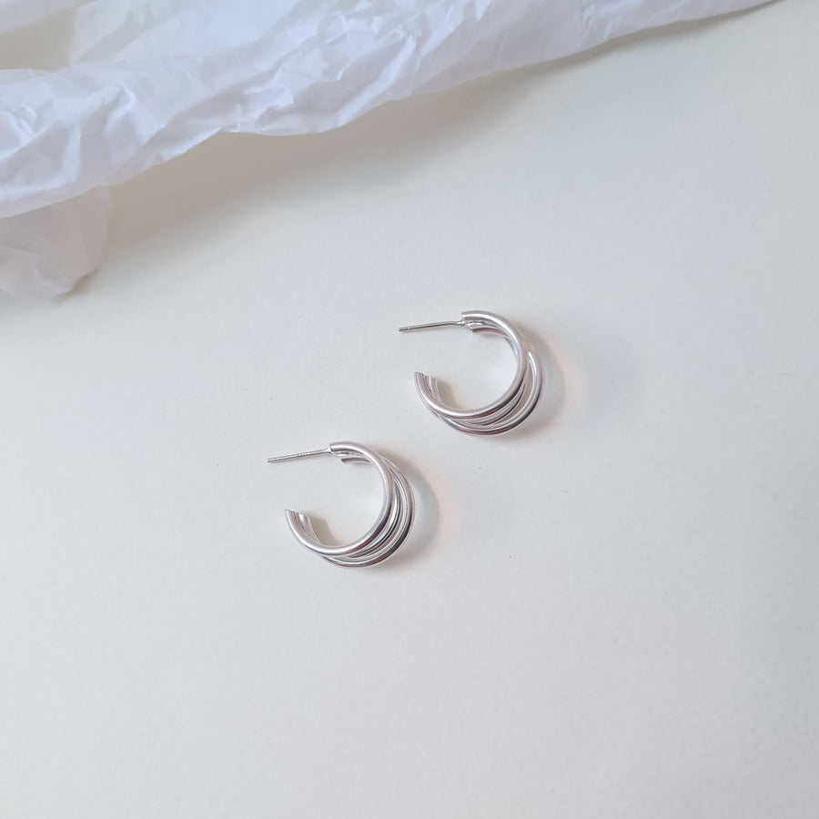 Lorissa Hoop Stud 925 Silver