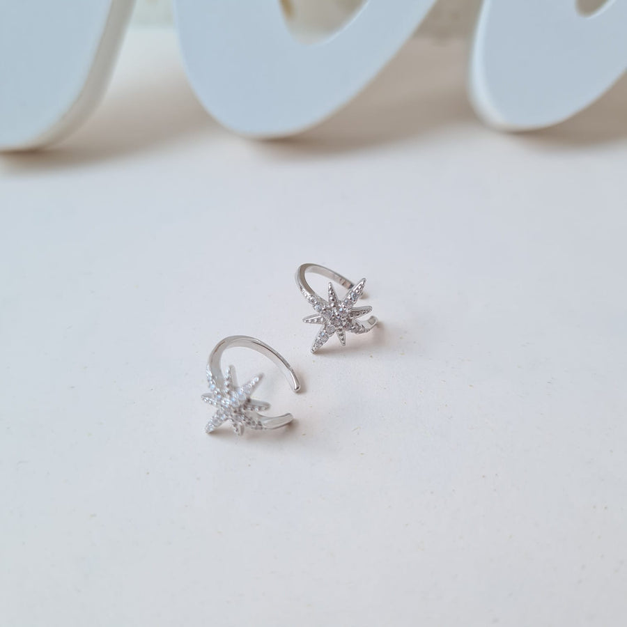 Star Earcuff 925 Silver (1piece)