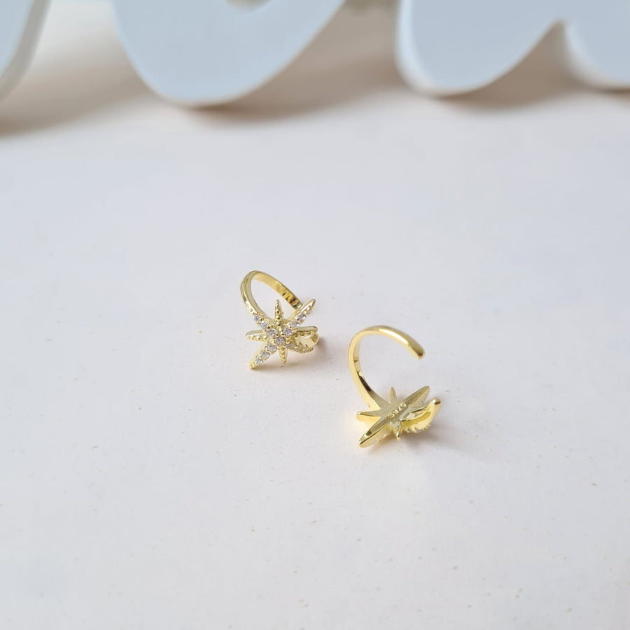 Star Earcuff 925 Silver (1piece)