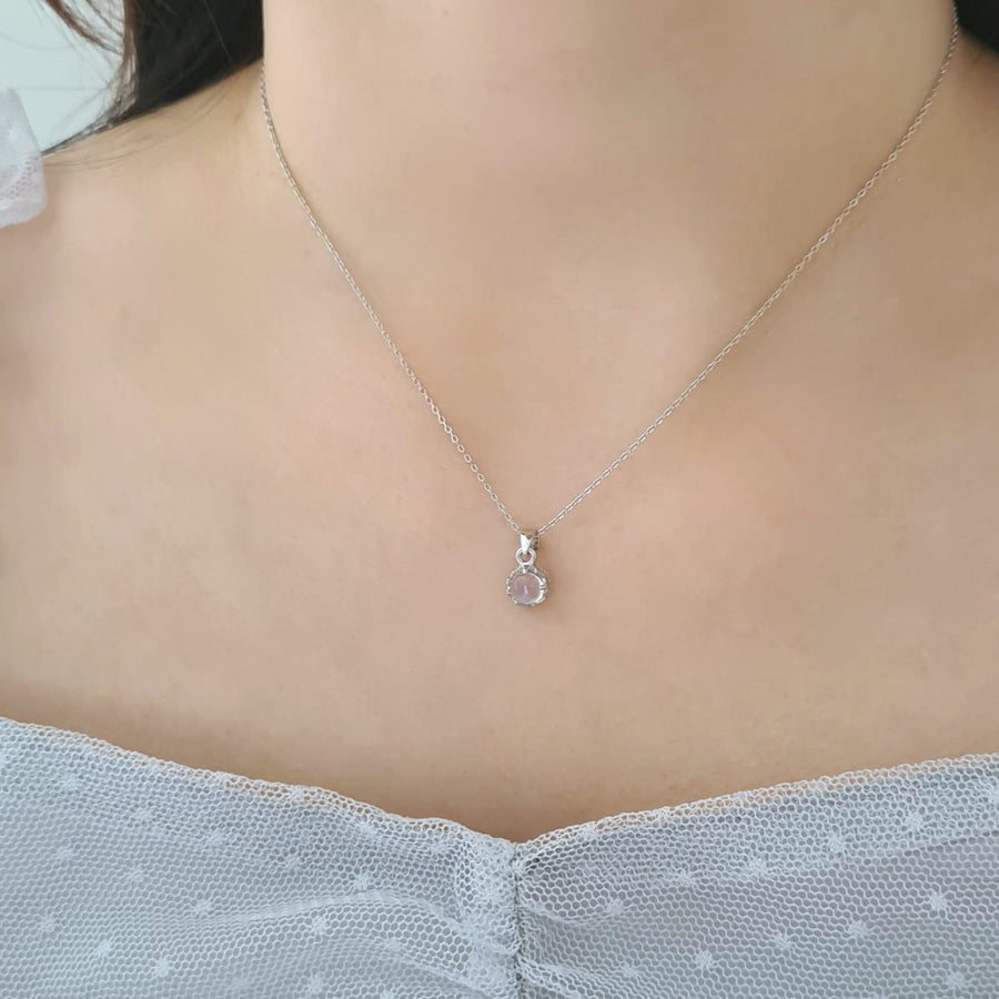 Moonstone Necklace 925 Silver (New Design)
