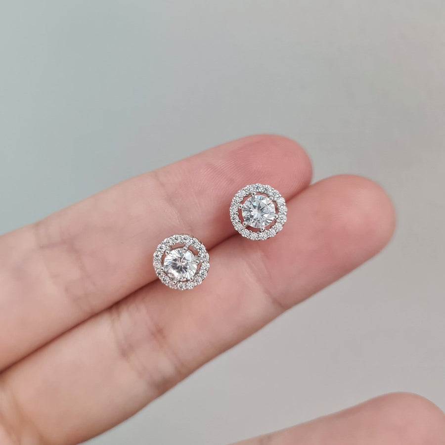 Sparky Jenni Round Earstud 925 Silver
