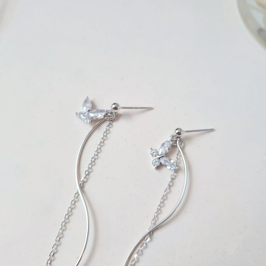 Popee Butterfly Earring 925 Silver