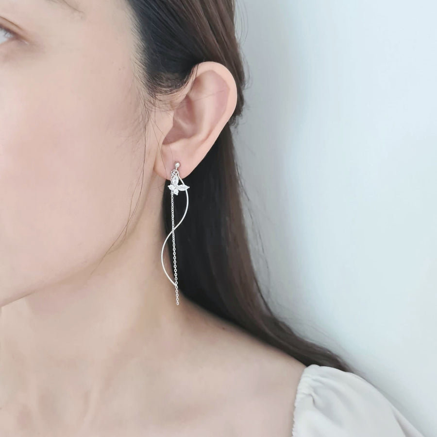 Popee Butterfly Earring 925 Silver