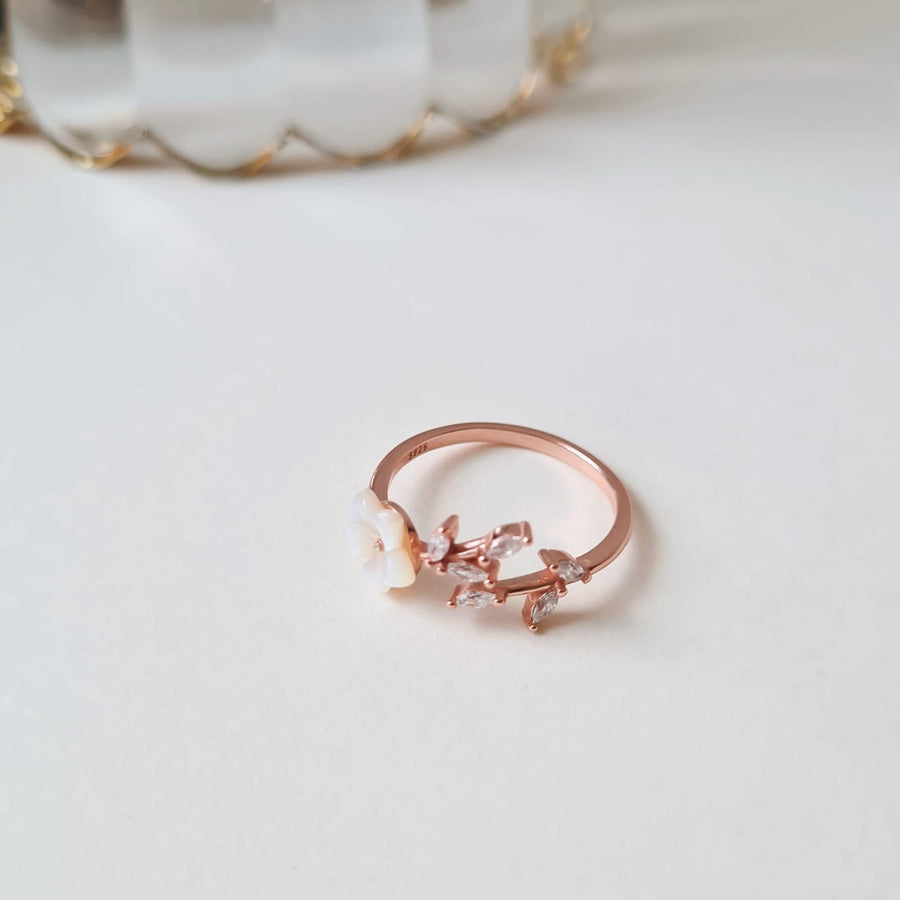 Sakura Olea Ring Rose Gold Plated (S925)