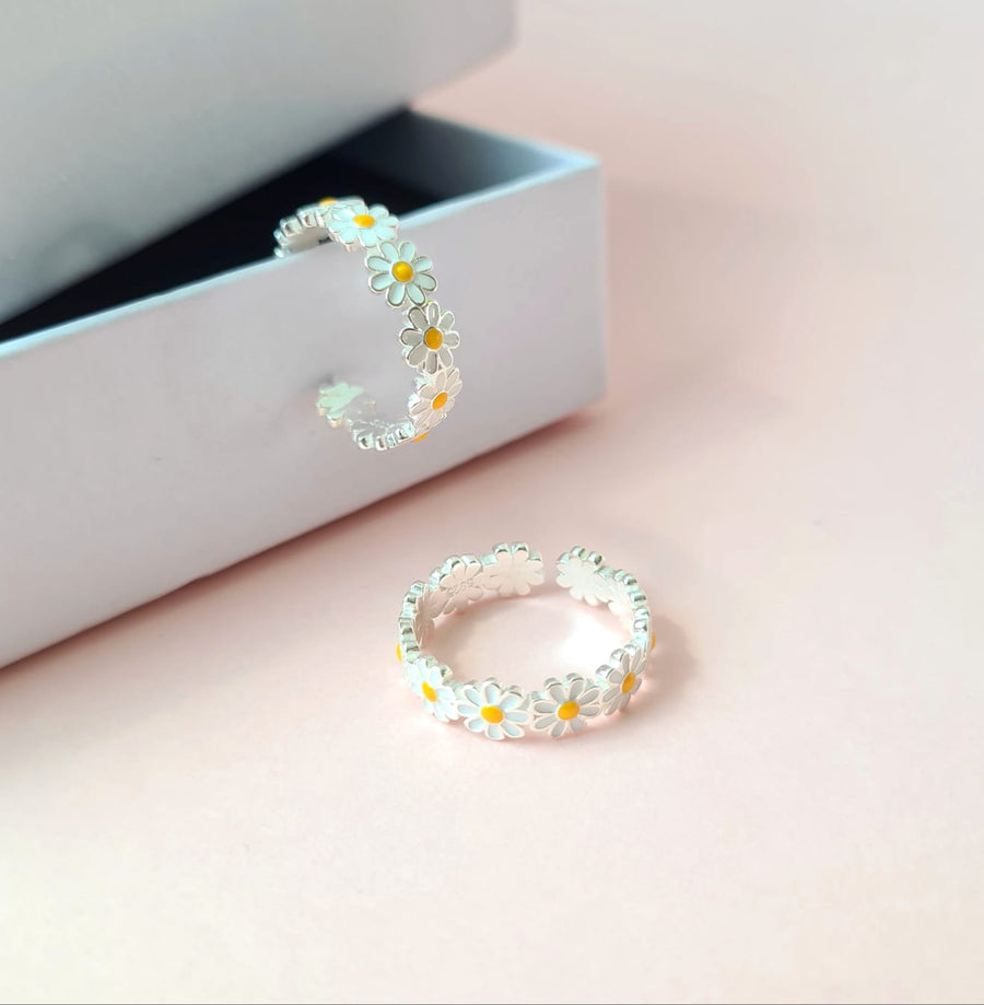 Daisy Ring 925 Silver