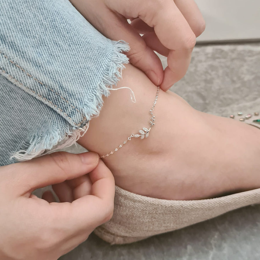 Koyo Anklet 925 Silver