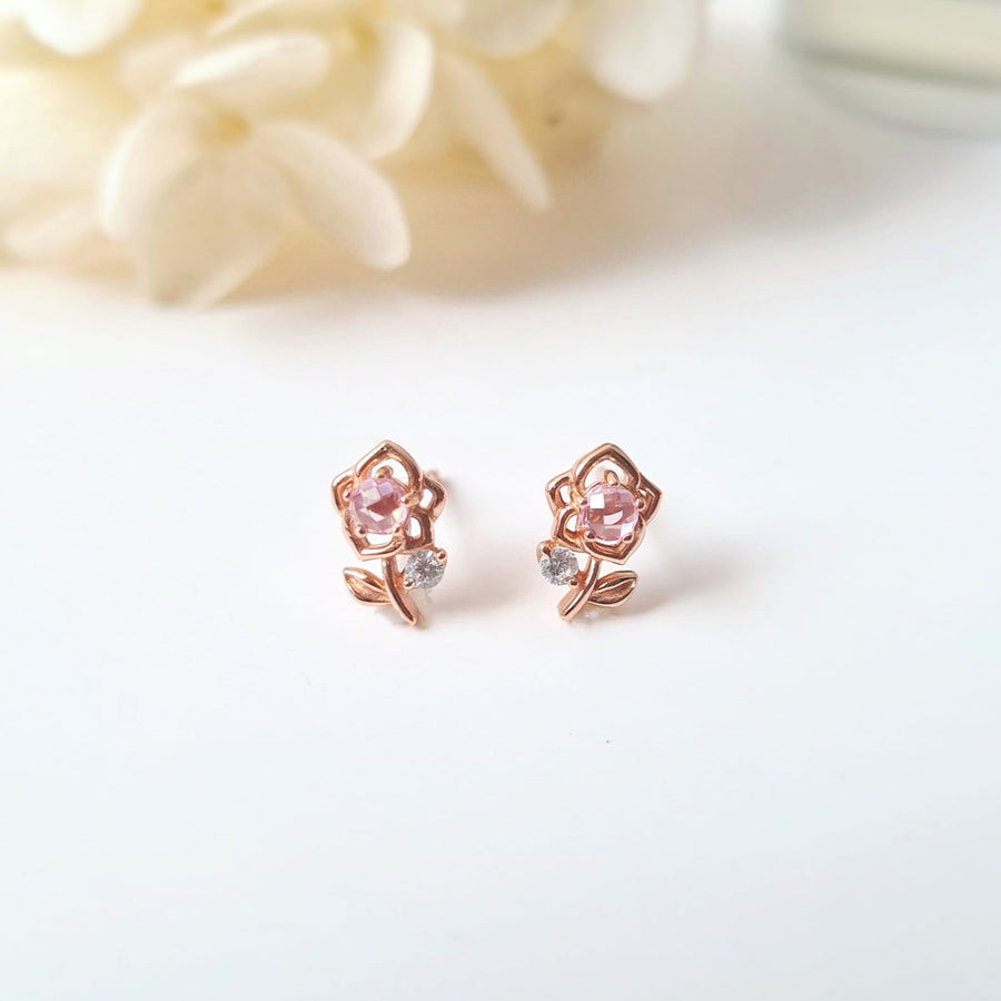 Dainty Rosie Earstud Rose Gold Plated S925 (Back in Stock)