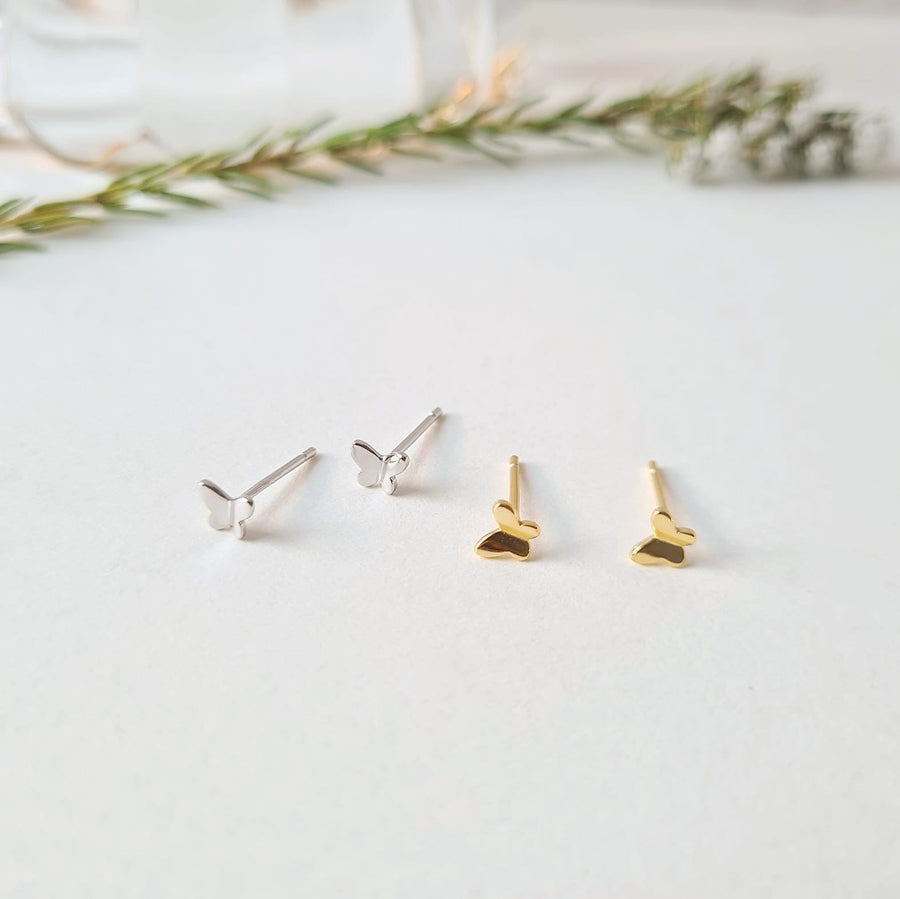 Dainty Butterfly Earstud 925 Silver