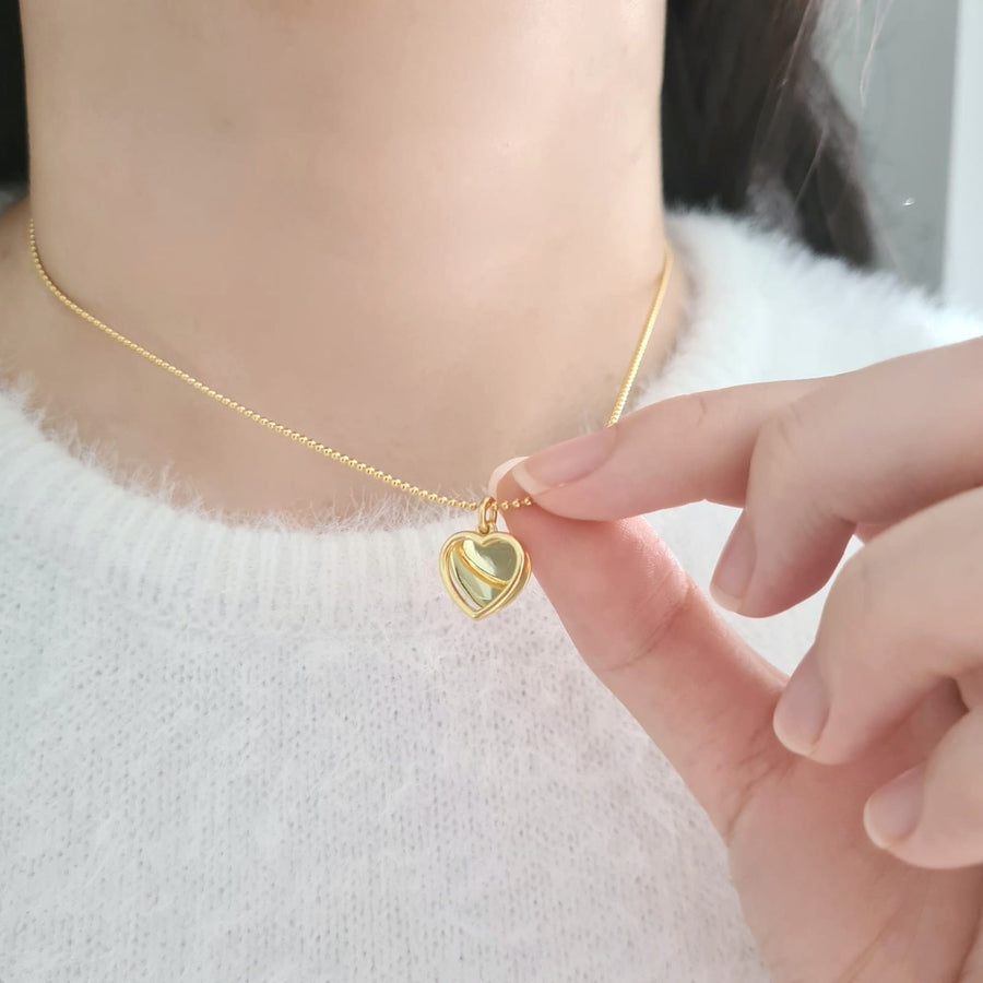Siena Heart Necklace 925 Silver