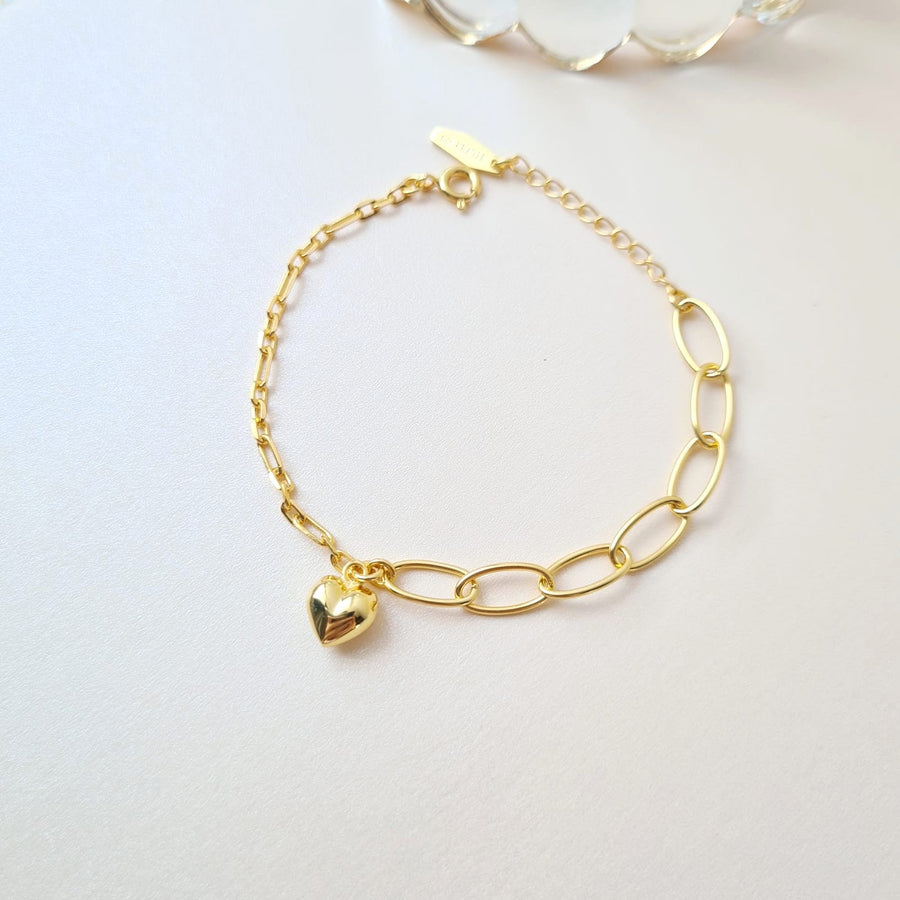Kimo Heart Bracelet 925 Silver