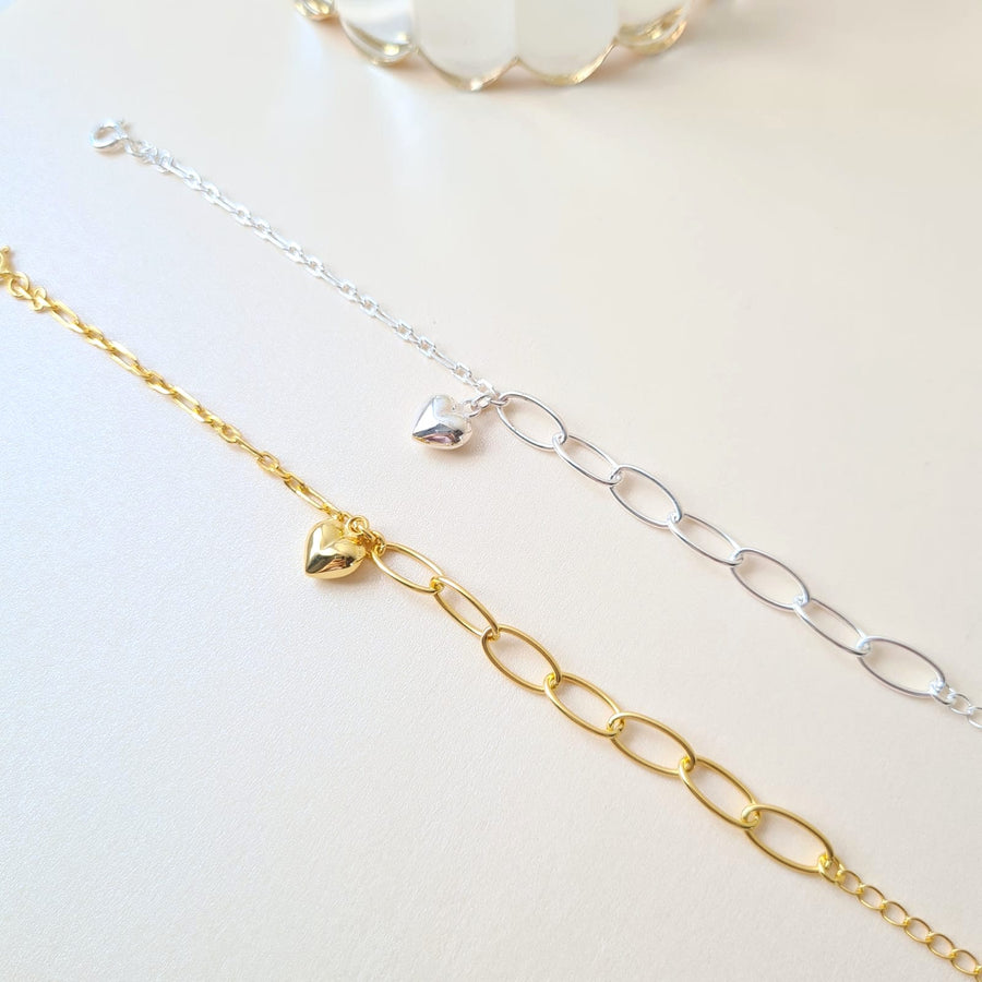 Kimo Heart Bracelet 925 Silver