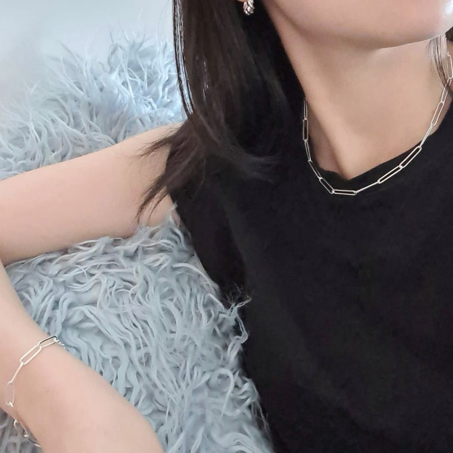 Tina Klip Chain Necklace 925 Silver