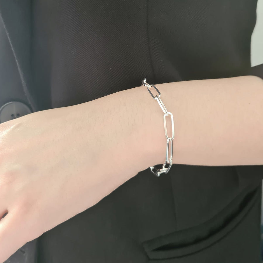 Tina Klip Chain Bracelet 925 Silver (Rose Gold - NEW!)