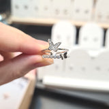 Cindy Butterfly Double Ring 925 Silver