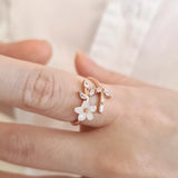 Sakura Olea Ring Rose Gold Plated (S925)