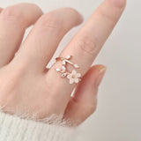 Sakura Olea Ring Rose Gold Plated (S925)