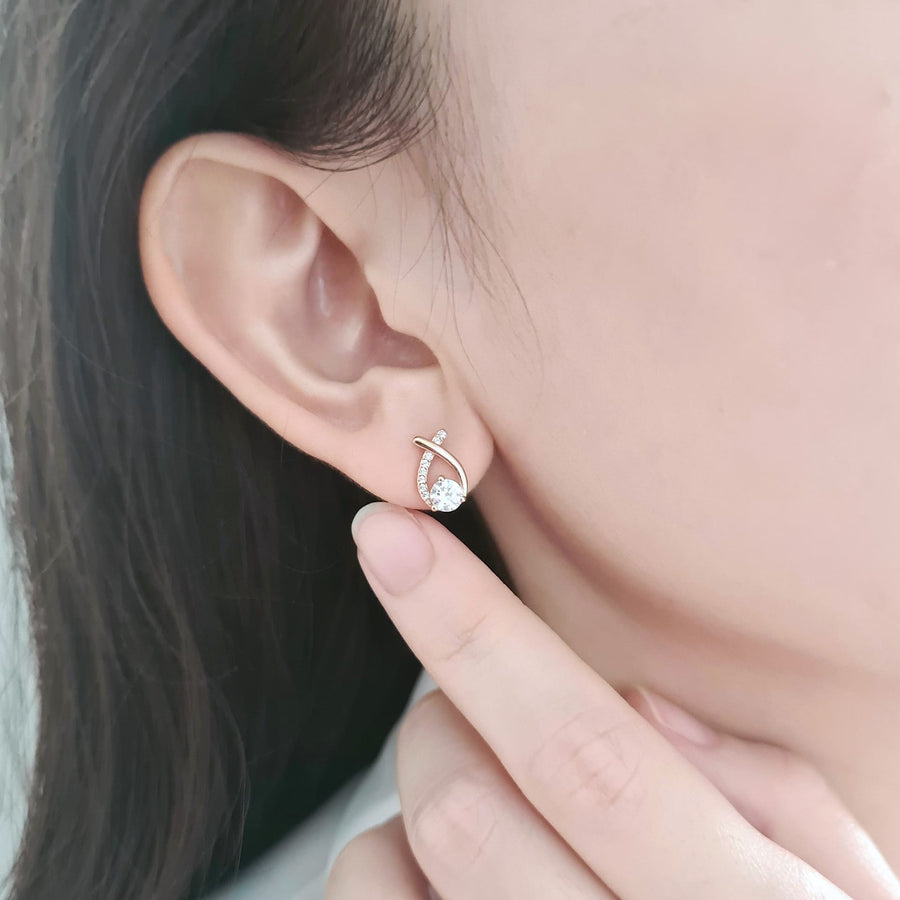 Dainty Ashley Earrings 925 Silver