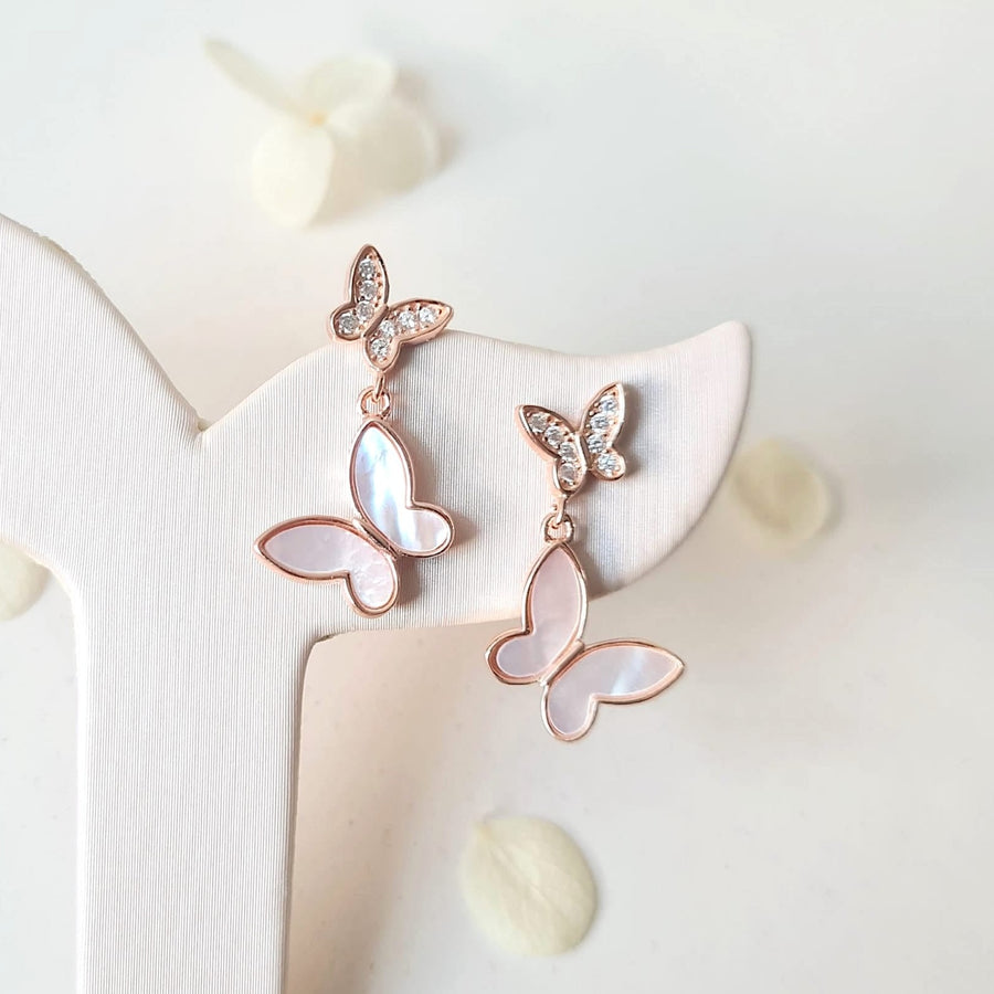 Papi Butterfly Earrings 925 Silver