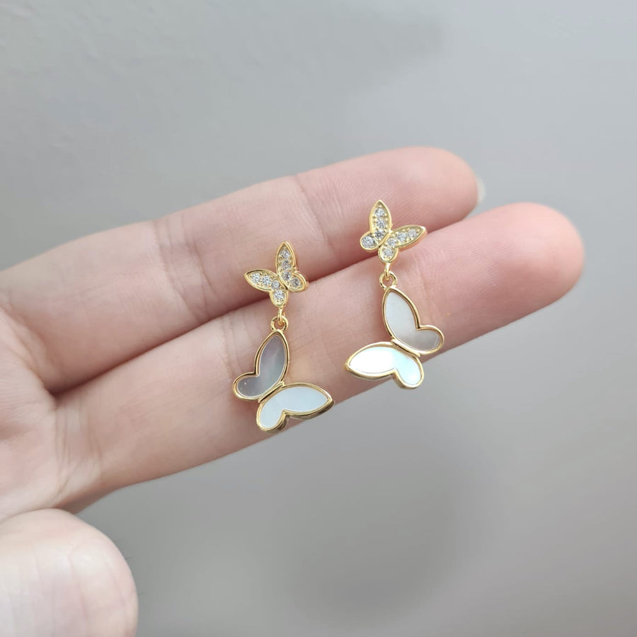 Papi Butterfly Earrings 925 Silver