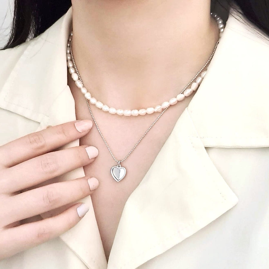 Jaime Freshwater Pearl Necklace 925 Silver