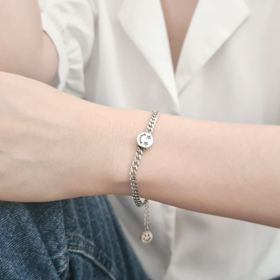 Mojo Smiley Bracelet 925 Silver