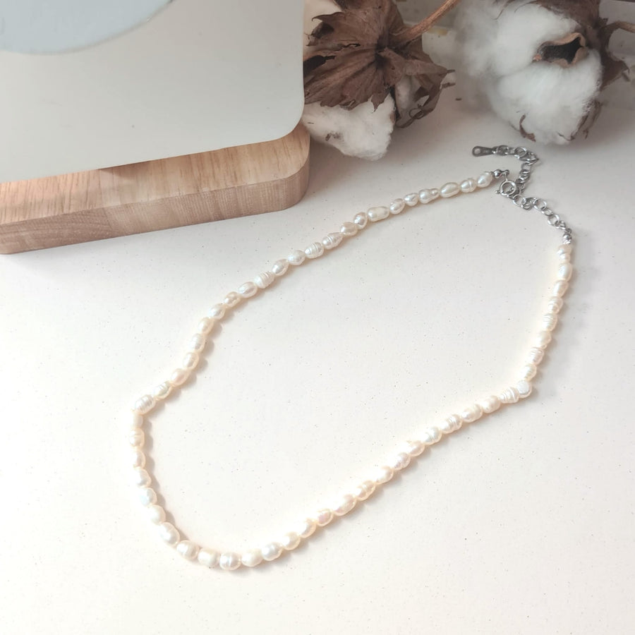 Jaime Freshwater Pearl Necklace 925 Silver