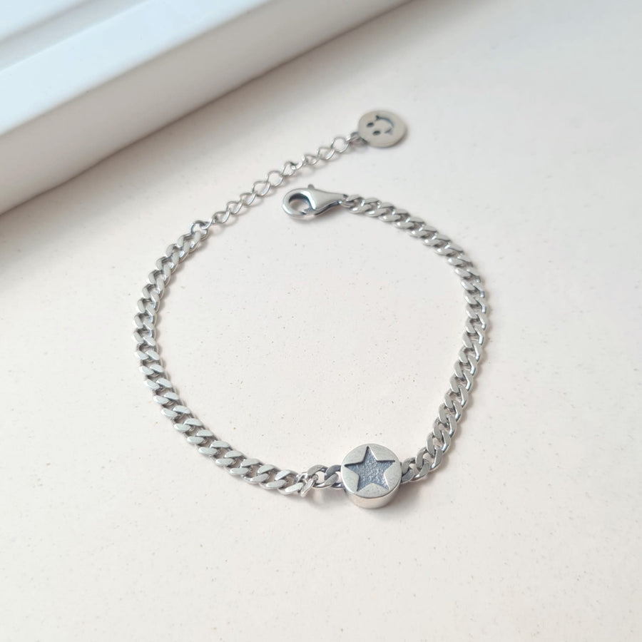 Mojo Smiley Bracelet 925 Silver