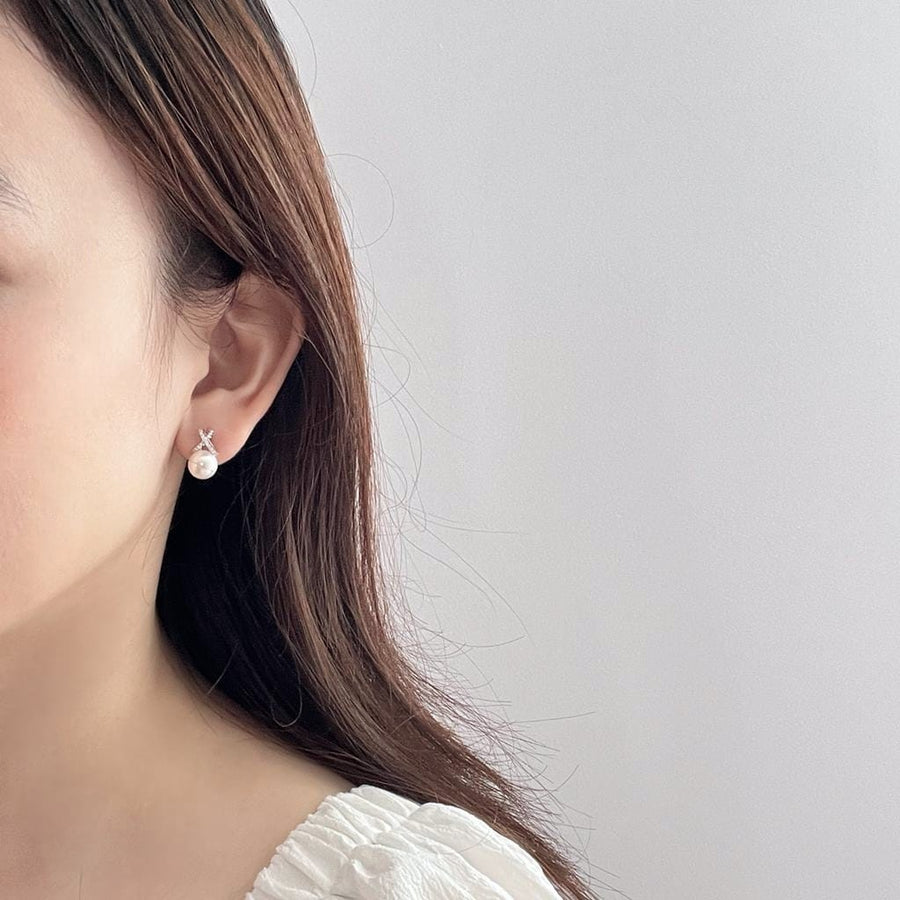 Winnie Freshwater Pearl Earstud V2 925 Silver