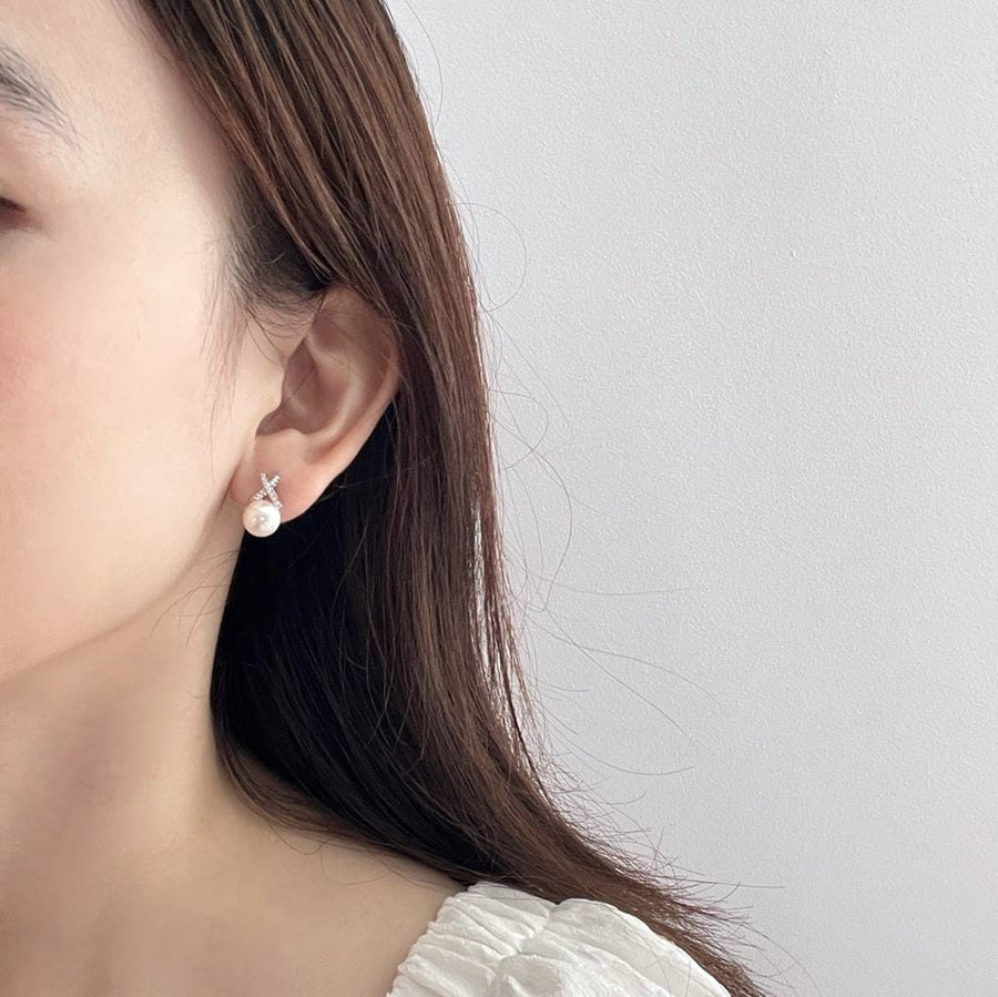 Winnie Freshwater Pearl Earstud V2 925 Silver
