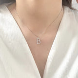 Initial Necklace 925 Silver