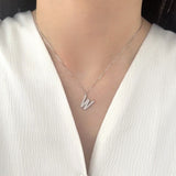 Initial Necklace 925 Silver