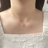 Initial Necklace 925 Silver
